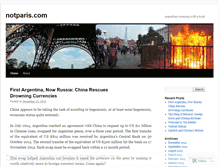 Tablet Screenshot of notparis.com